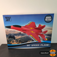 Wonky Air RC Speed Plane | Airplane Glider Rood | Op afstand bestuurbaar