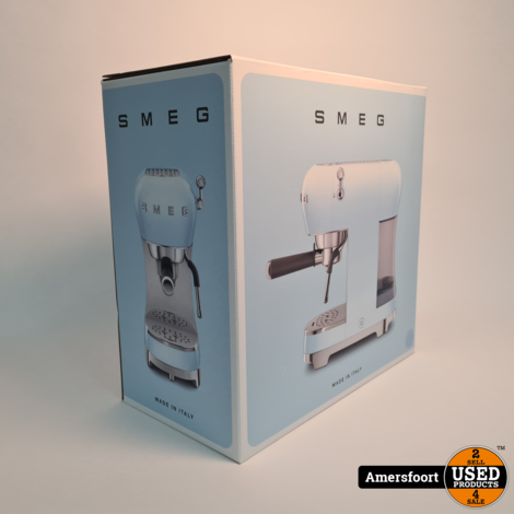 SMEG ECF02  Koffiemachine Blauw | Nieuw