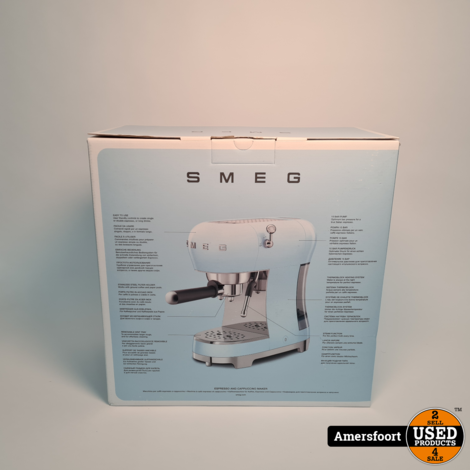 SMEG ECF02  Koffiemachine Blauw | Nieuw