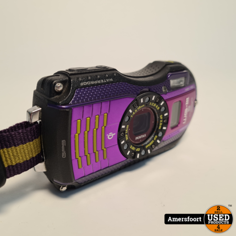 Pentax Optio WG-3 Paars 16 MP Waterproof Digitale Camera