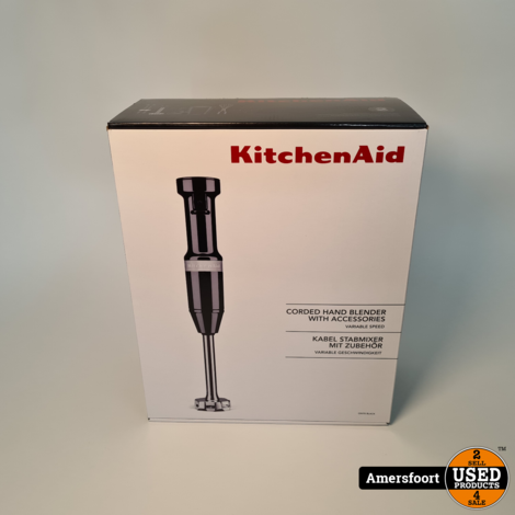 KitchenAid  Onyx Zwart Staafmixer | Nieuw