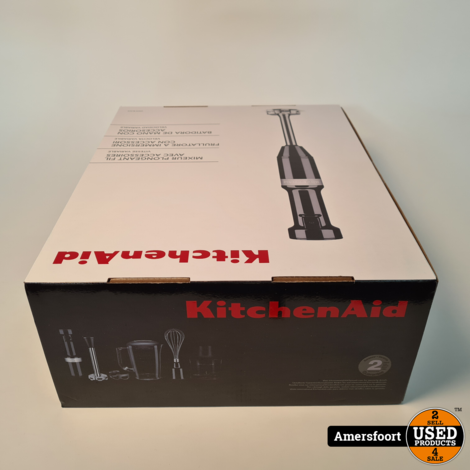 KitchenAid  Onyx Zwart Staafmixer | Nieuw