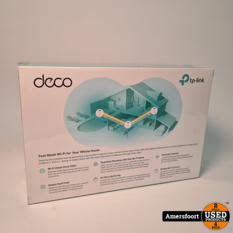 TP-Link Deco AC1200 Wifi Mesh Systeem  | 3 pack | Nieuw