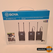 Boya BY-WM8 Pro-K2 UHF Draadloze Microfoon Set