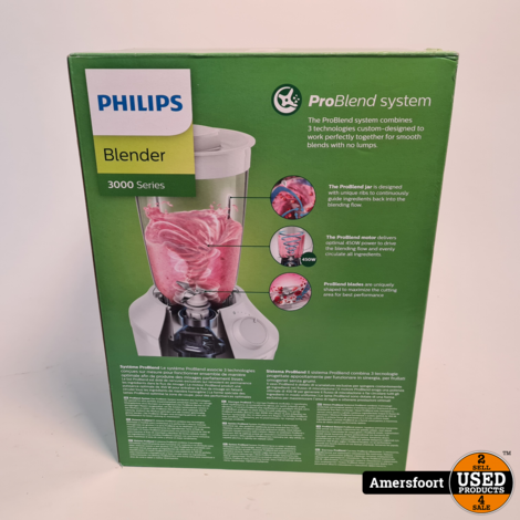 Philips Blender 1.9 Liter | 450W | HR2041/00 | Nieuw