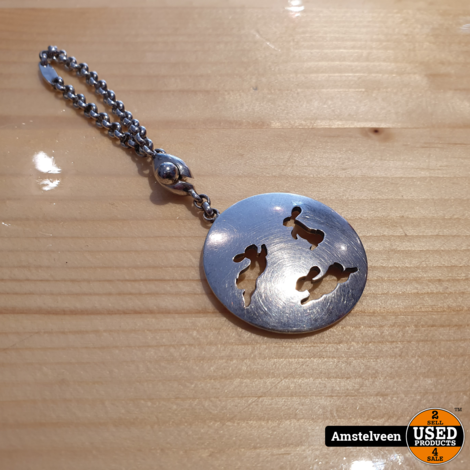 Hermes Rabbit Silver Key Holder Vintage | Nette Staat