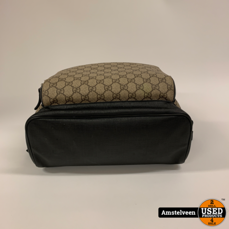 Gucci GG Supreme backpack Brown 406370 | Nette Staat