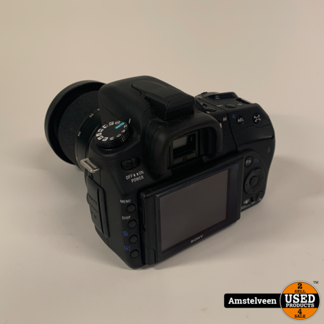Sony DSLR-A350 Camera Zwart | incl. objectieven | Nette Staat