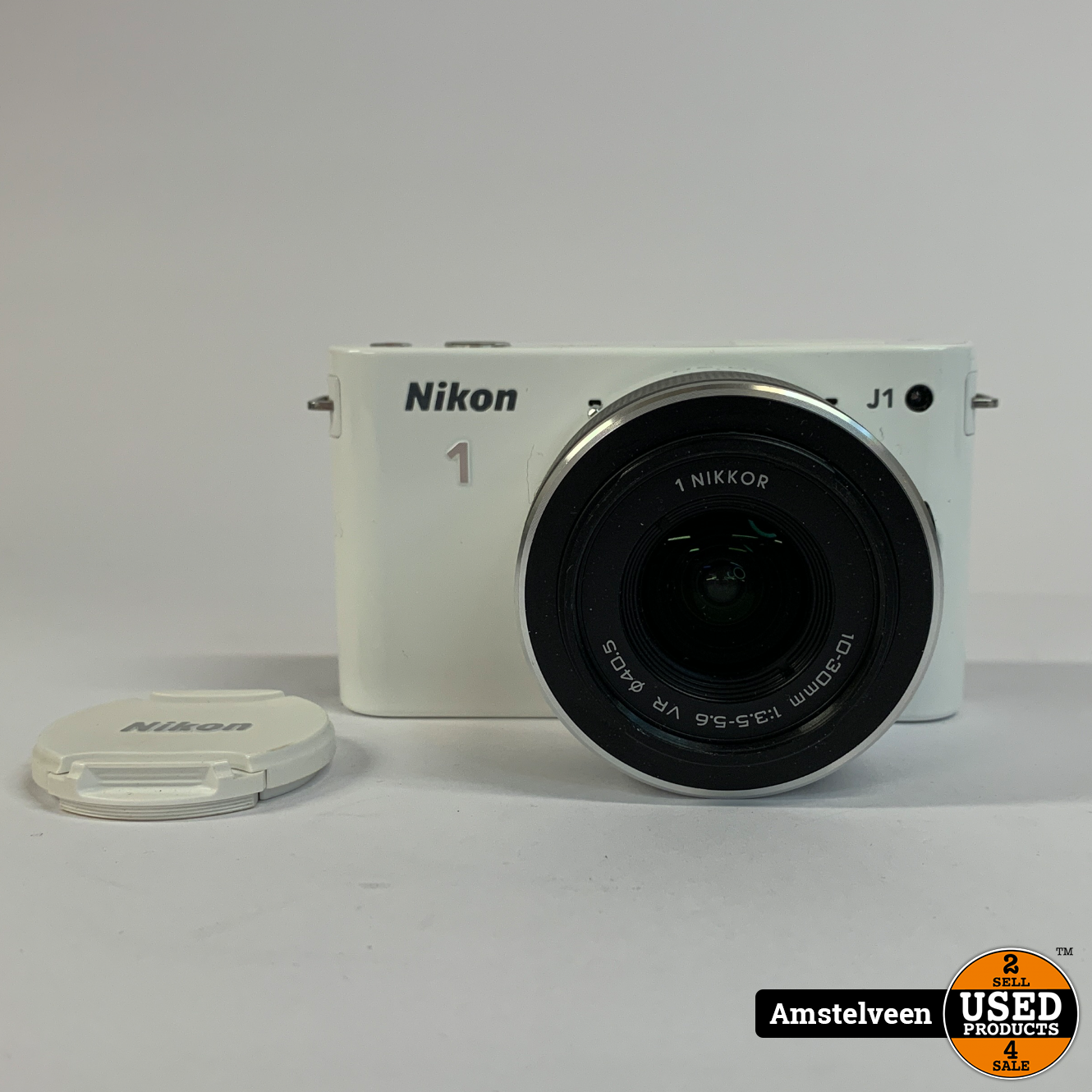 Nikon 1 J1 White Nikkor 10-30mm Camera | Nette Staat - Used Products  Amstelveen