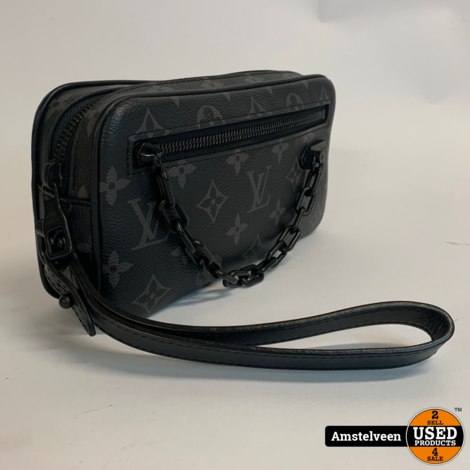 Louis Vuitton M68321 Mono Eclipse Pochette Volga