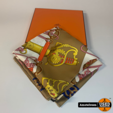 Hermes Cliquetis Scarf 90 001574S 33 HTH2202 | Nieuw