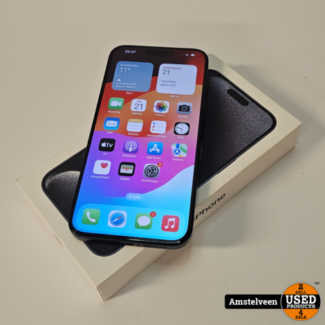 iPhone 15 Pro Max 1TB Blauw | Nette Staat