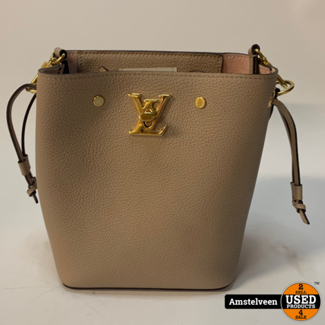 Louis Vuitton Calfskin Nano Lockme Bucket Bag 2021