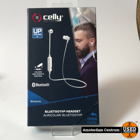 Celly Bhstereo Wit Bluetooth Koptelefoon | Nieuw in seal
