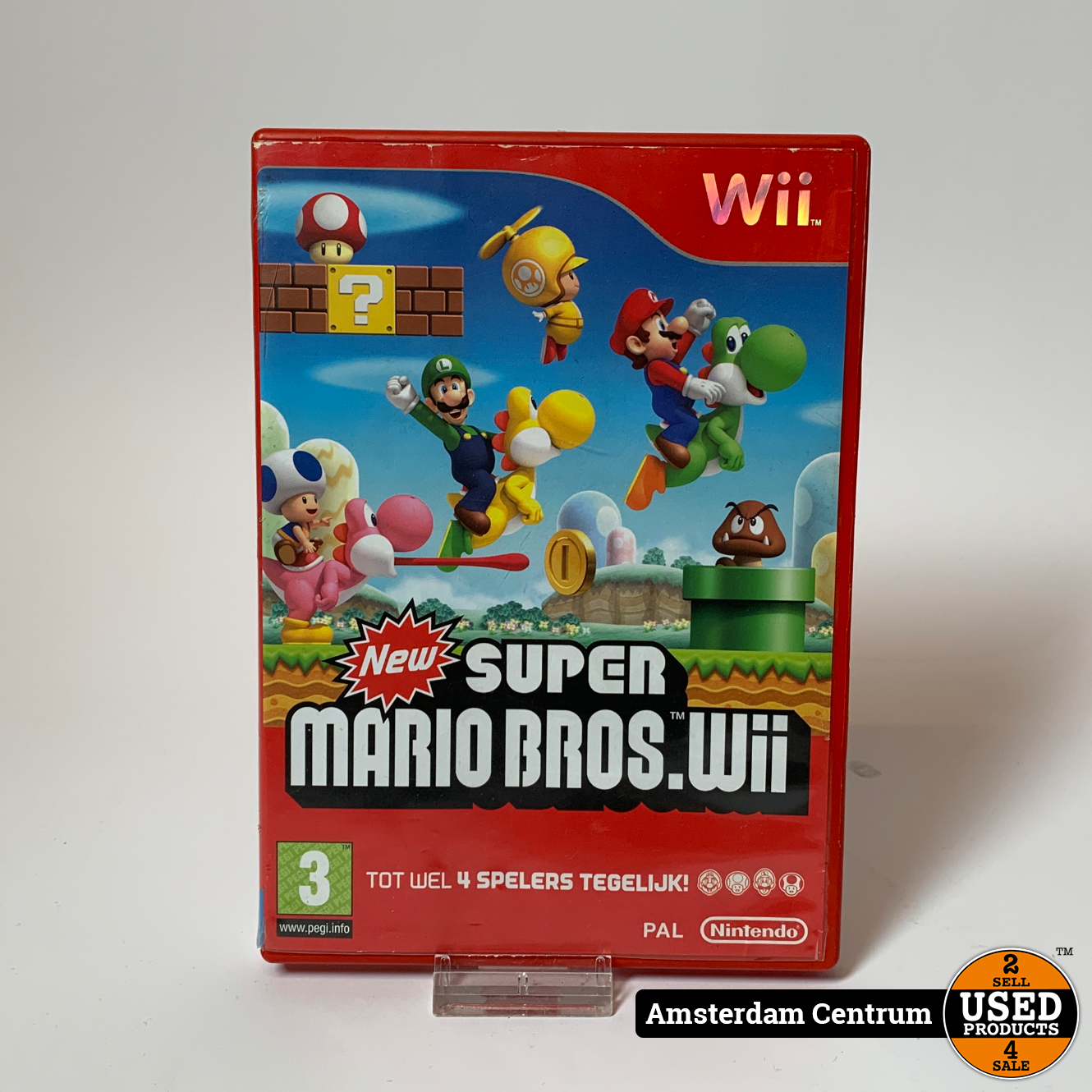 Met name galblaas mezelf Wii Game : Super Mario Bros Wii - Used Products Amsterdam Centrum