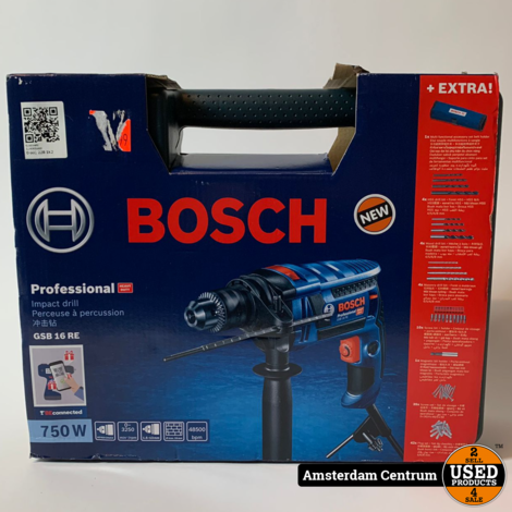 Bosch Professional GSB 16 RE Klopboormachine Incl. 100 Accessoires | Nieuw