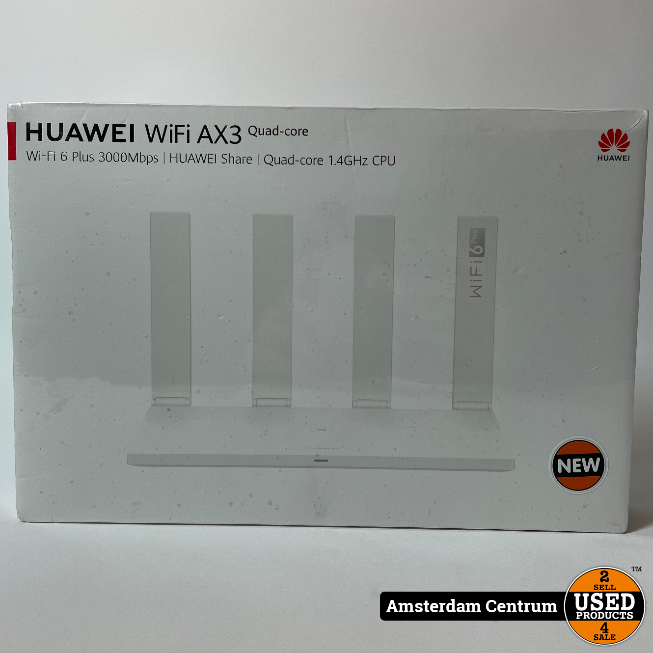 Huawei WiFi AX3 quad-core Router | Nieuw in seal - Used Products Amsterdam  Centrum