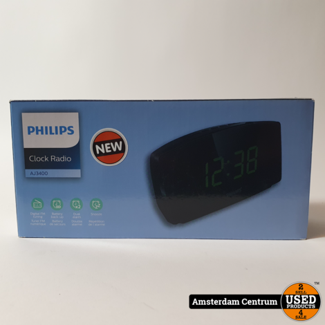 Philips AJ3400 Wekker | NIeuw in doos