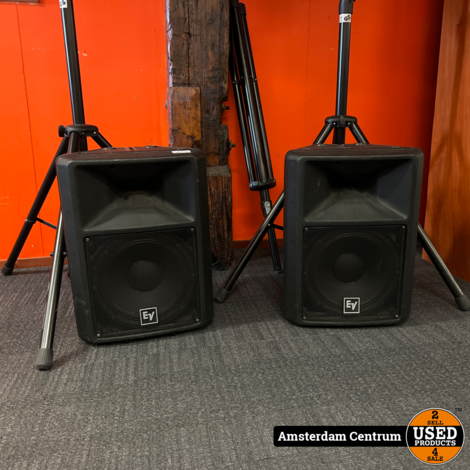 4x Electro Voice SX100 Speakers | Inc. garantie