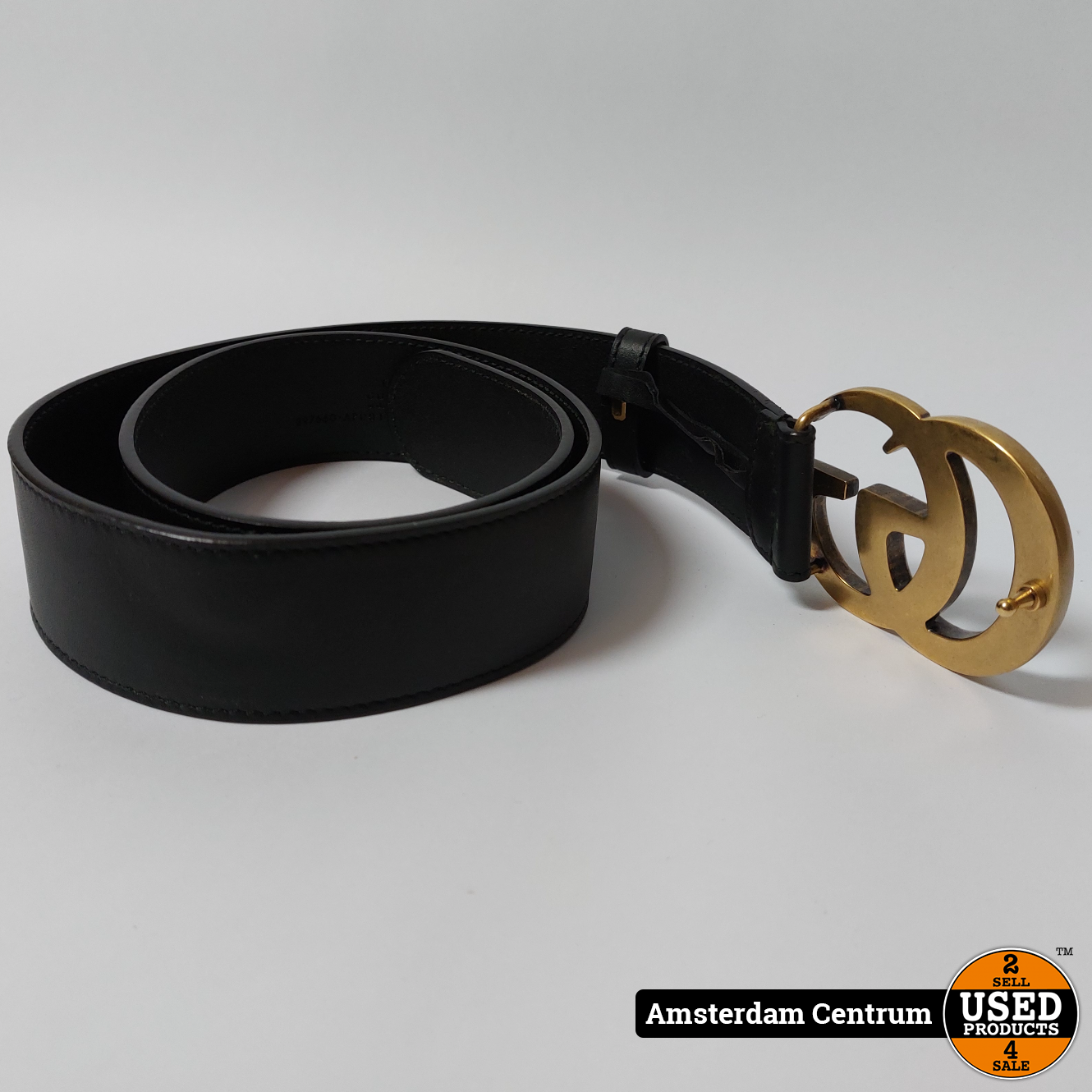 Zoek machine optimalisatie marathon tijdschrift Gucci Re-Edition wide leather belt - Used Products Amsterdam Centrum