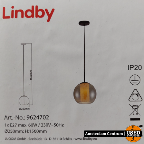 Lindby pendant Lamp Yela A++