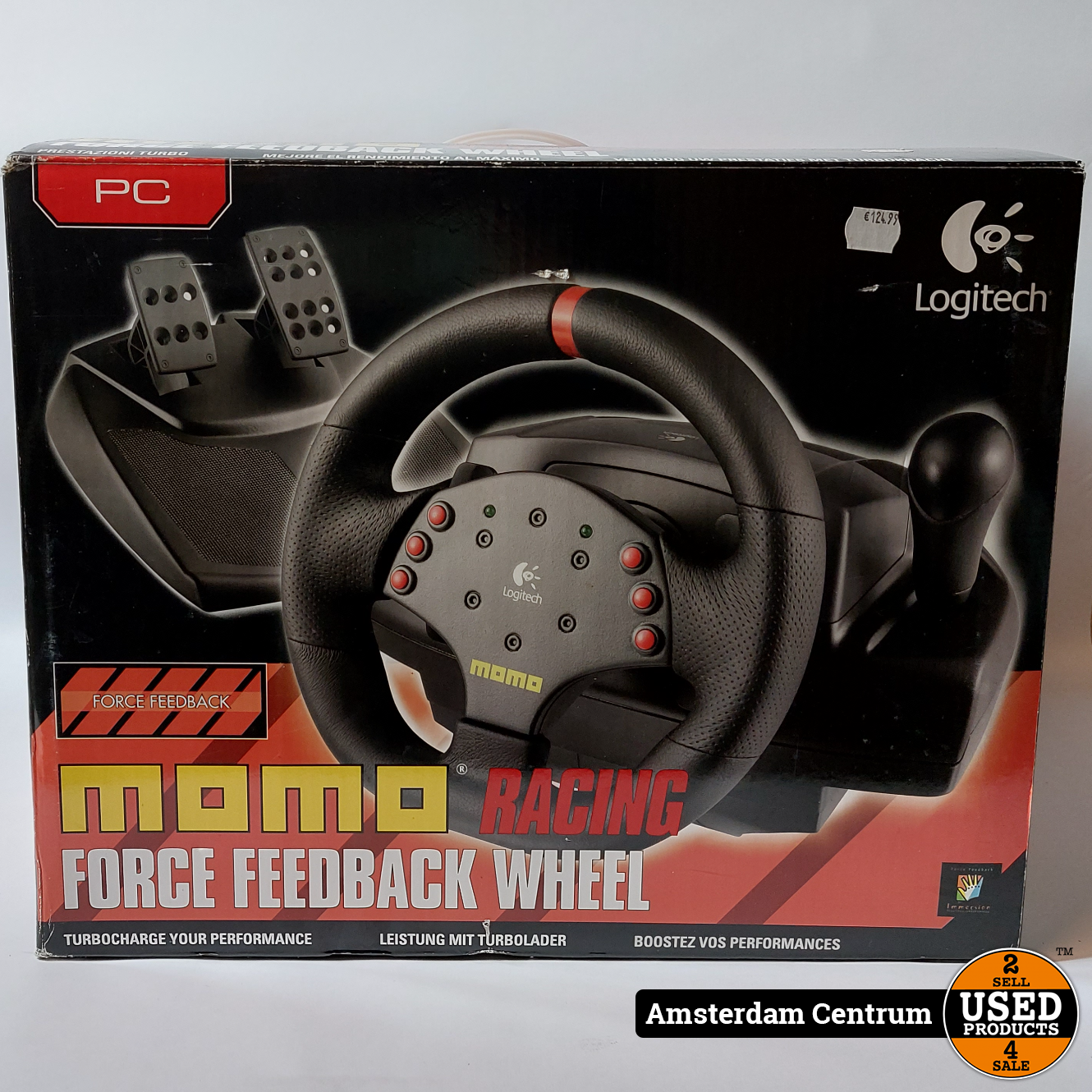 gevangenis Herinnering onderwijs Logitech Momo Racing Force Feedback Wheel - Incl. Garantie - Used Products  Amsterdam Centrum