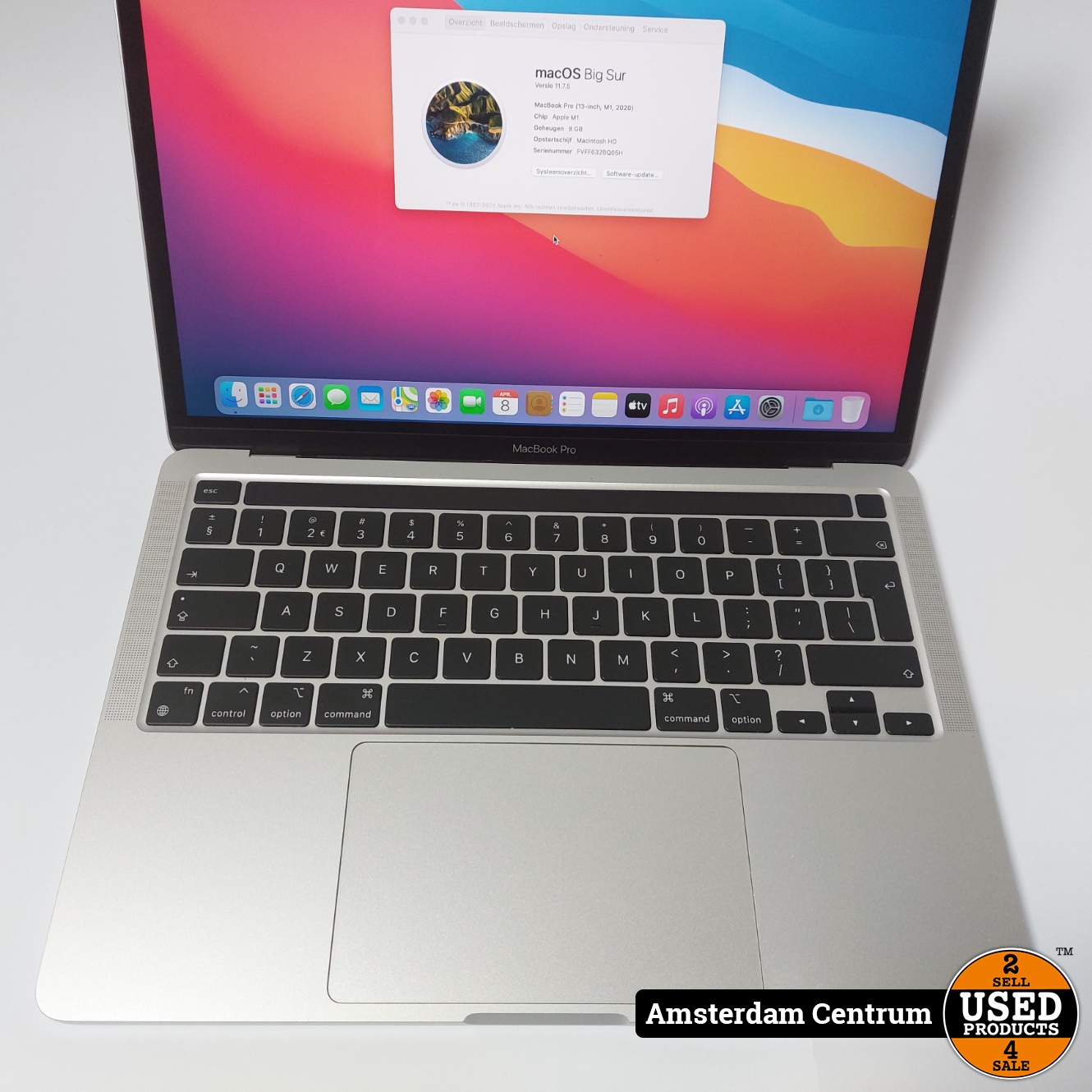 Pro 2020 M1 8GB 256GB 13-inch | in prima staat - Used Products Amsterdam Centrum