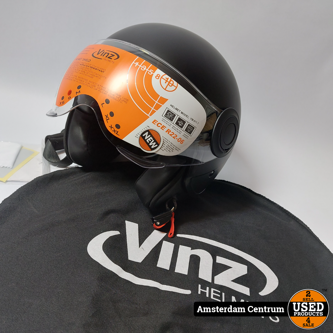 Onderdompeling realiteit doorgaan VINZ Vini Helmet YM 611 7 - Nieuw - Used Products Amsterdam Centrum