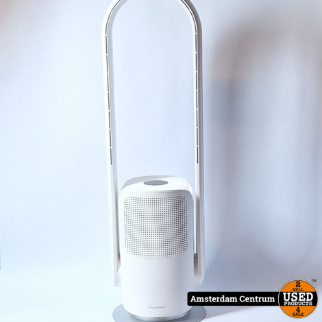 Karl Hageman CleanCool Luxe Ventilator staand Wit | In Prima Staat
