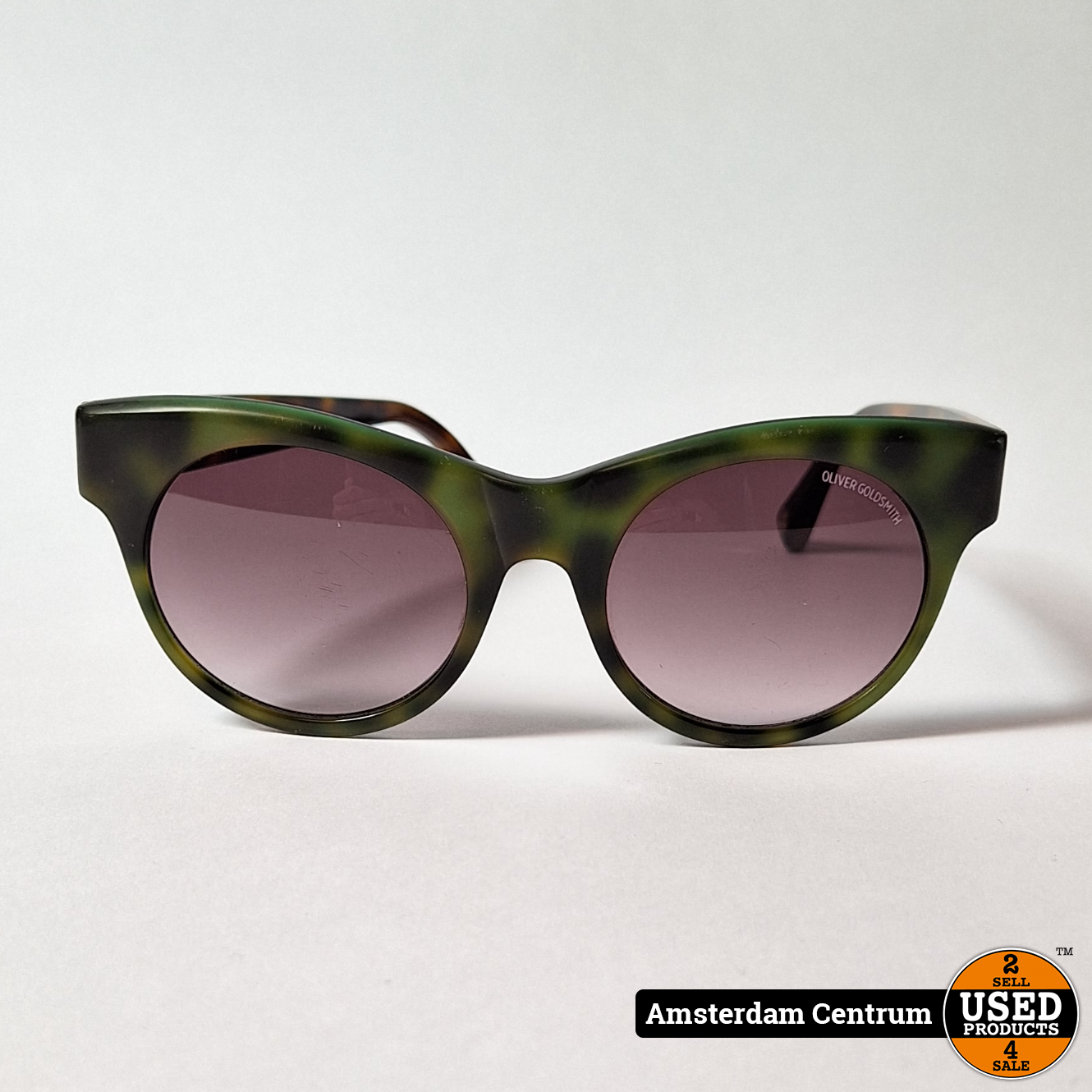 Oliver Goldsmith Portobello Jade Tortoise Zonnebril | In Gebruikte staat