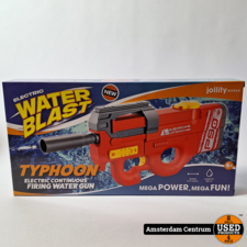 Electric Watergun Typhoon Red - Nieuw