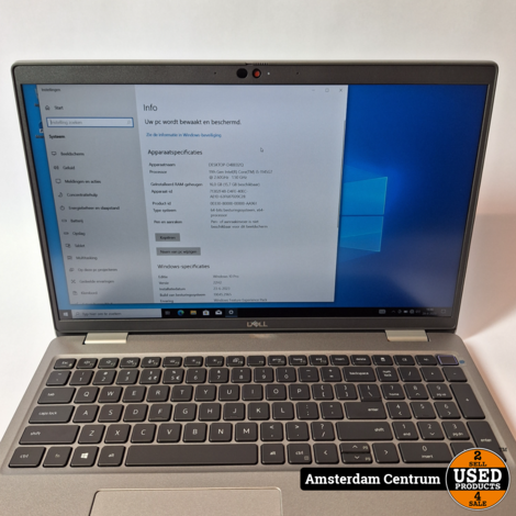 Dell Latitude 5220 i5-1145G7 vPRO 16GB 258GB SSD - Als Nieuw