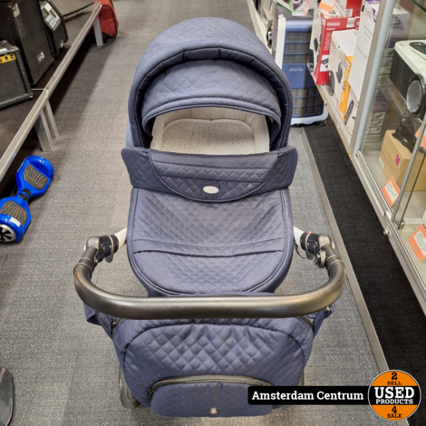 P'tit Chou Trento Navy - Complete 3 in 1 Kinderwagen set - Buggy + Autostoel + Incl. Accessoires