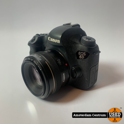Canon EOS 6D + EF 50MM F/1.4 USM Lens - Incl. Garantie