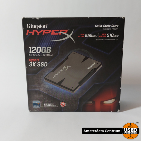 Kingston Hyper 120GB 3K SSD - In Prima Staat