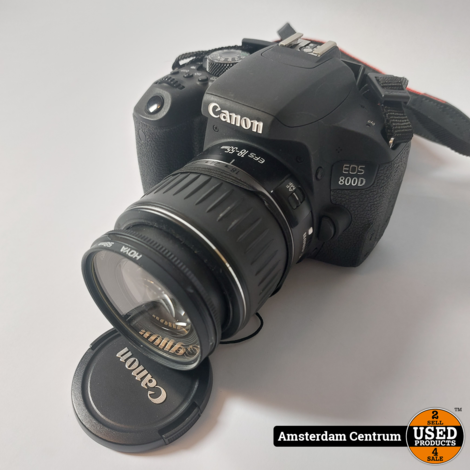 Canon EOS 800D + 18-55mm Lens - Prima staat