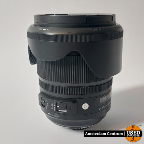 Sigma 24-105mm F4 DG Lens Voor Nikon - Prima staat
