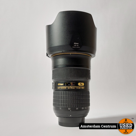 Nikon AF-S 24-70mm f/2.8E ED Lens - In Prima Staat