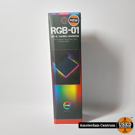 Gaming Mousedpad RGB Big Size (80x30cm) - Nieuw