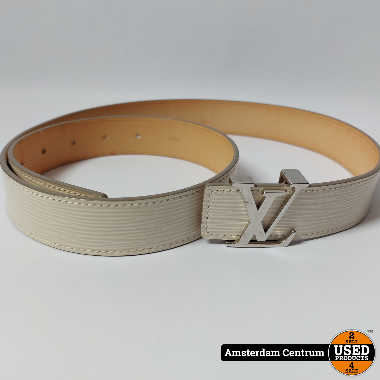 Louis Vuitton M9605V EPI Leather Belt 85x34 Incl. Bon