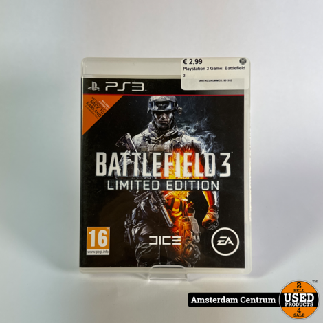 Playstation 3 Game: Battlefield 3