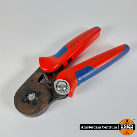 KNIPEX Zelfinstellende Krimptang 0.08-16mm2 - Incl. Garantie