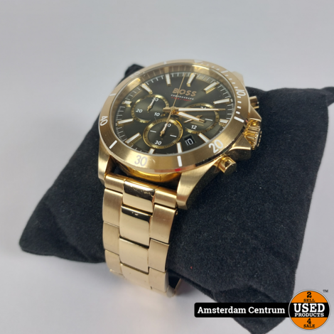 Hugo Boss HB487.1.34.3874 Goud Horloge - Incl.Garantie