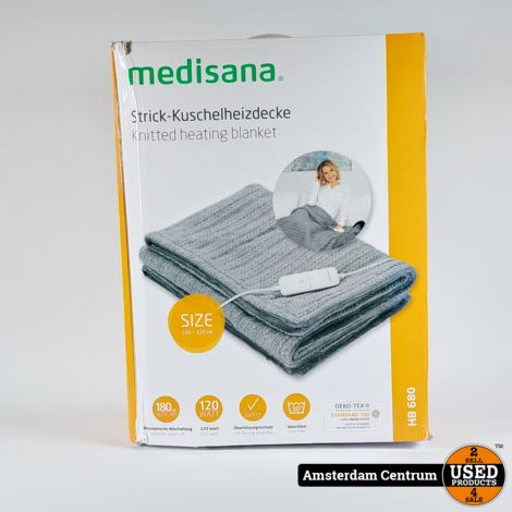 Medisana HB 680 Gebreide knuffel warmtedeken - Nieuw