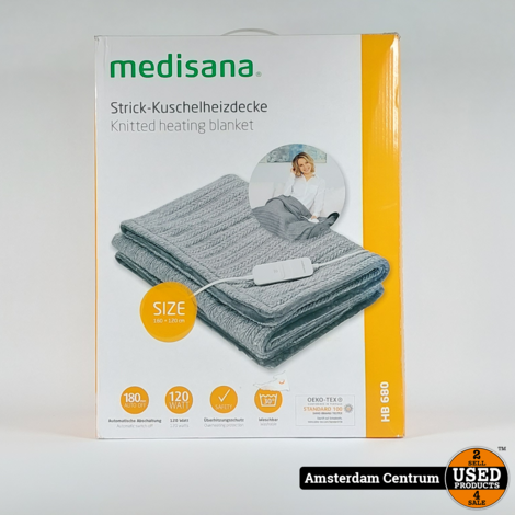 Medisana HB 680 Gebreide knuffel warmtedeken - Nieuw