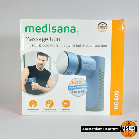 Medisana MG 600 Massage Gun Hot & Cold - Nieuw