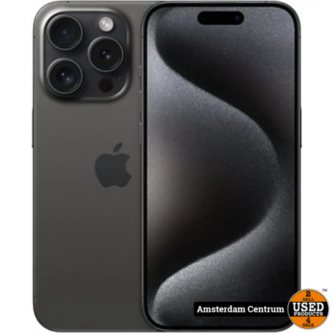 iPhone 15 Pro 128GB Black Titanium 128GB - Nieuw