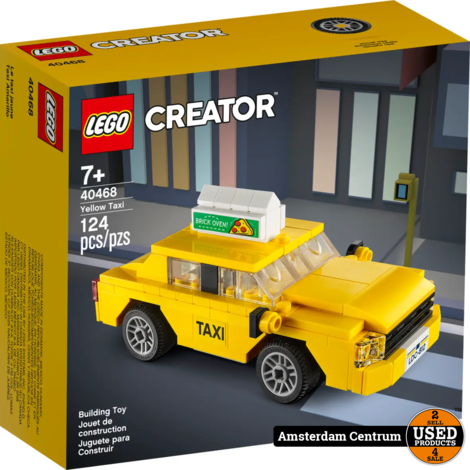 Lego Yellow Taxi 40468 - Nieuw