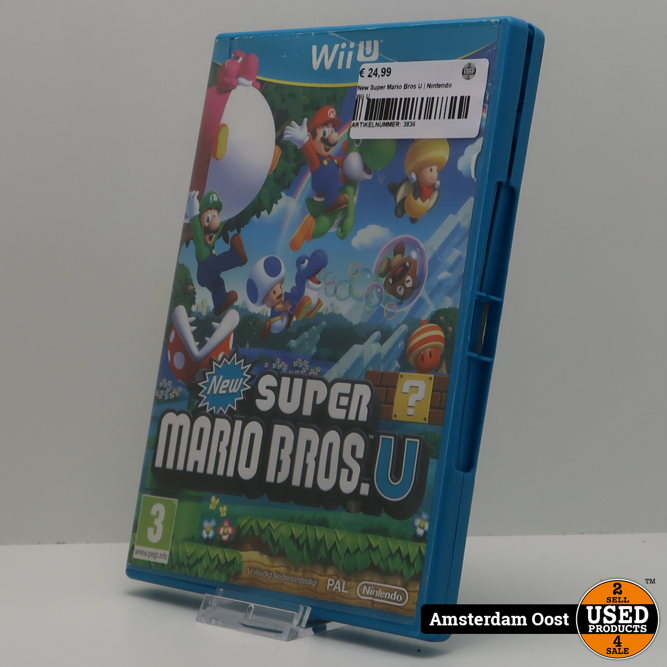 Rouwen Mislukking Over het algemeen New Super Mario Bros U | Nintendo Wii U - Used Products Amsterdam Oost