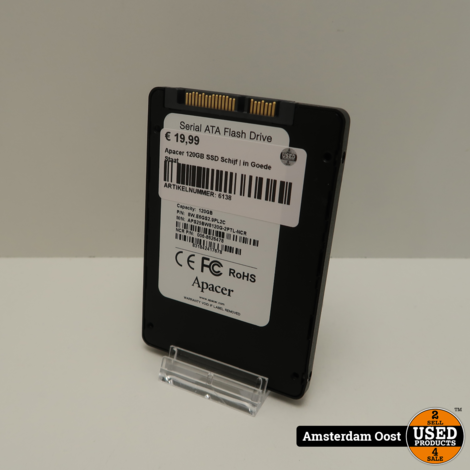 Apacer 120GB SSD Schijf | in Goede Staat
